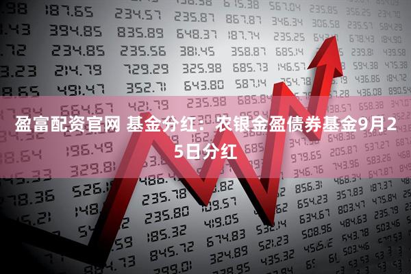 盈富配资官网 基金分红：农银金盈债券基金9月25日分红