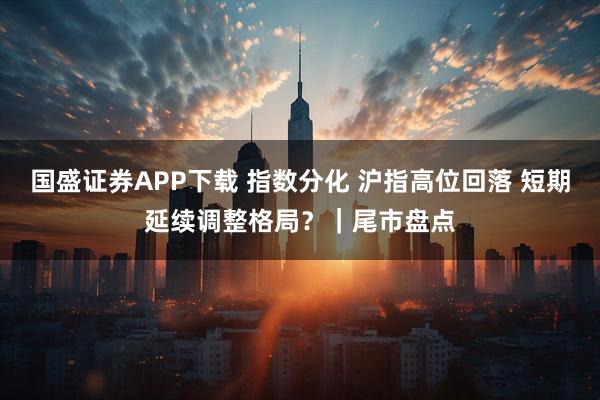 国盛证券APP下载 指数分化 沪指高位回落 短期延续调整格局？｜尾市盘点