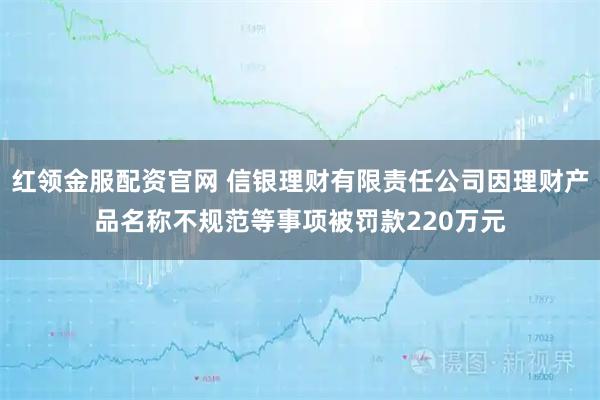 红领金服配资官网 信银理财有限责任公司因理财产品名称不规范等事项被罚款220万元